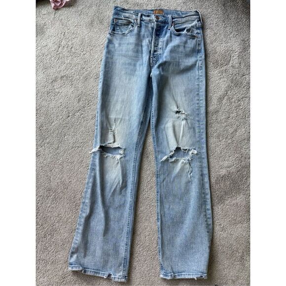 NWOT Mother Denim - The Tripper Flare in Cut Flowers, Sz 28 $260 - Picture 2 of 7